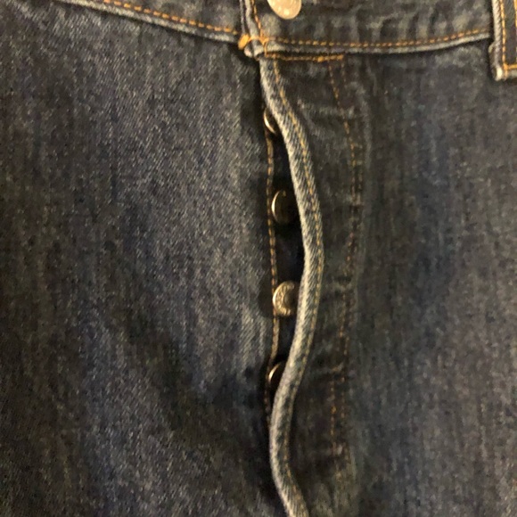 Mens 501 Levi’s Jeans, Dk blue, 40 waist, 34 length - Picture 3 of 5